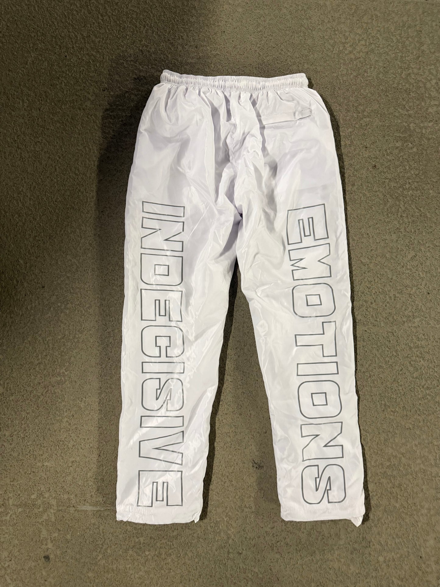 White Nylon Sweat suit