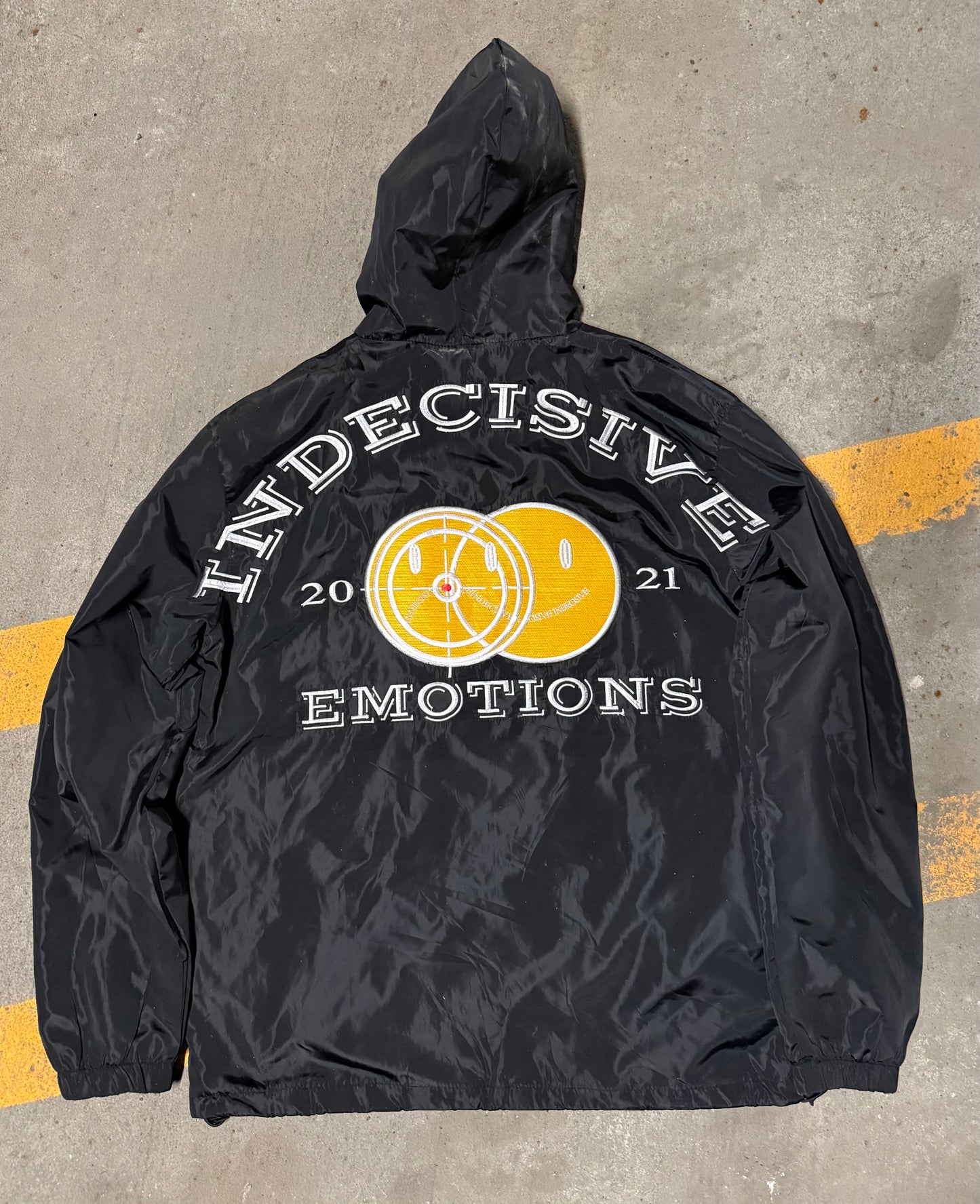 Black Nylon sweat suit