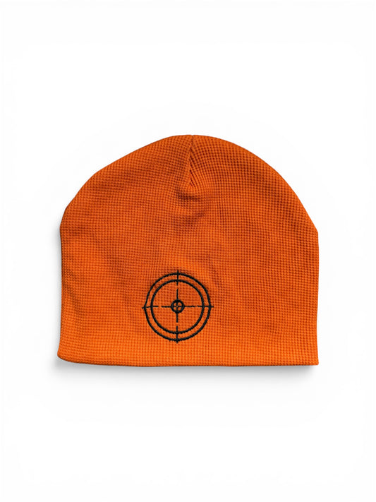 Orange thermal beanie