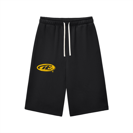 Relaxed Drawstring Three-quarter Sweatpants