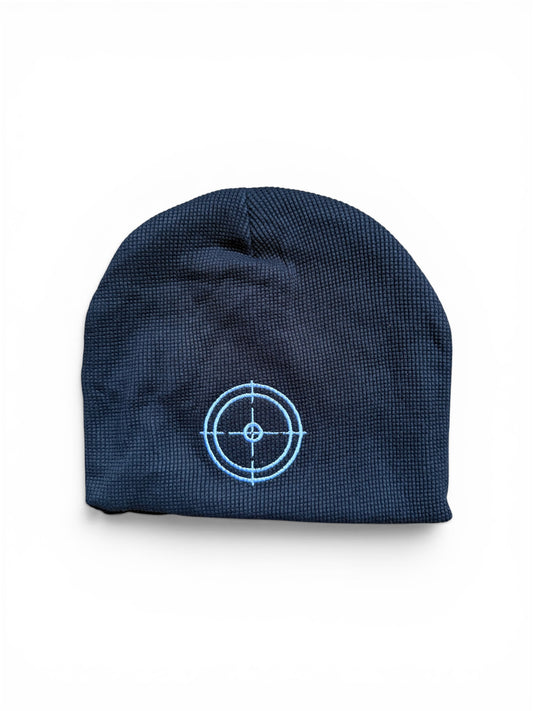 Black thermal beanie