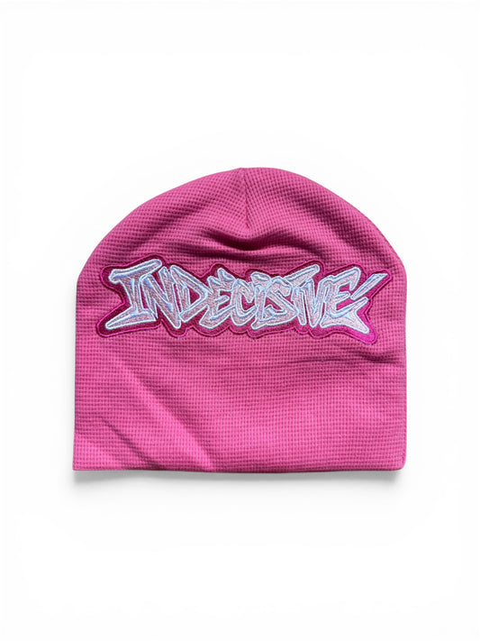 Pink thermal beanie